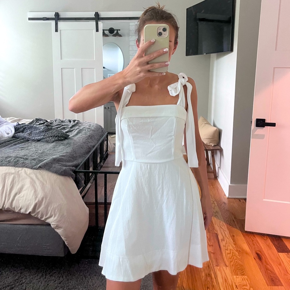 Francesca’s White Dress
